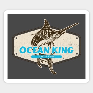 Swordfish Fisherman Fishing Guide Sticker